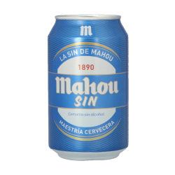 CERVEZA MAHOU SIN ALCOHOL 33CL