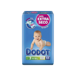 DODOT BEBÉ-SECO PAÑALES TALLA 3