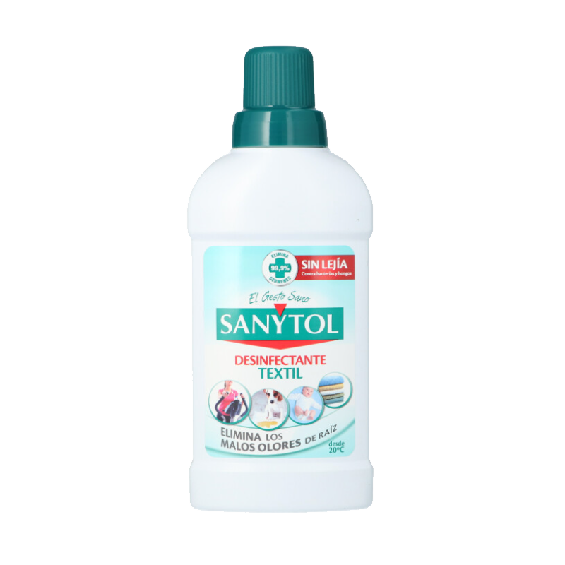 SANYTOL ELIMINA OLORES DESINFECTANTE ROPA 500 ML