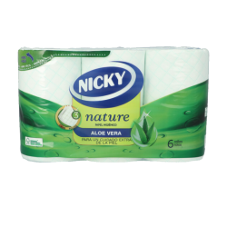 ▷ Comprar Papel Higiénico Nicky 3 Capas. 6 Unidades