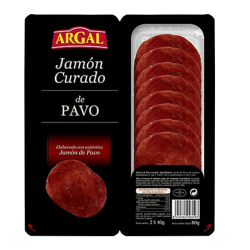 CURED HAM TURKEY SLICES ARGAL