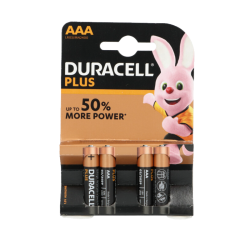 BATTERIES DURACELL R-3 PACK-4