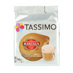 CAFE TASSIMO MARCILLA LECHE 16 CAPSULAS