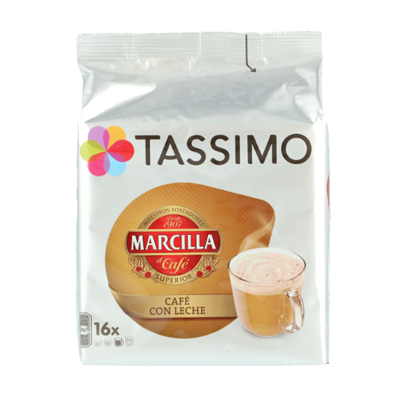 CAFÉ TASSIMO MARCILLA LAIT 16 CAPSULES